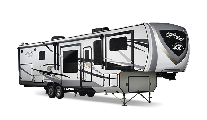 Fifth wheel travel trailer example